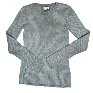 Nine West Sage Green Sparkly Sweater